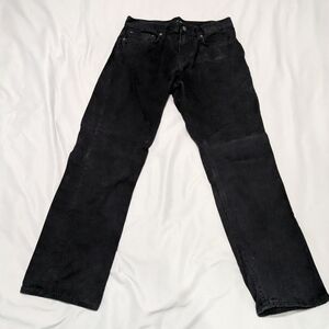 Men's Black Denim Pants